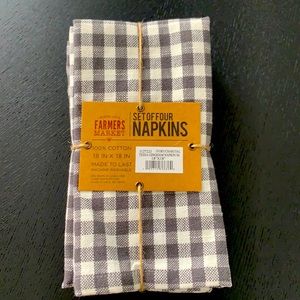 Buena Vista Farmers market - napkin set 4 piece